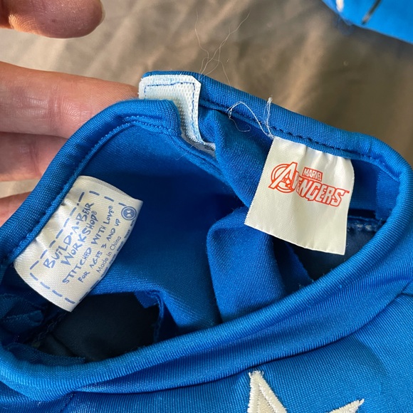 14” Marvel Avengers Captain America Build A Bear with Extra Super Dino Outfit - Picture 6 of 8